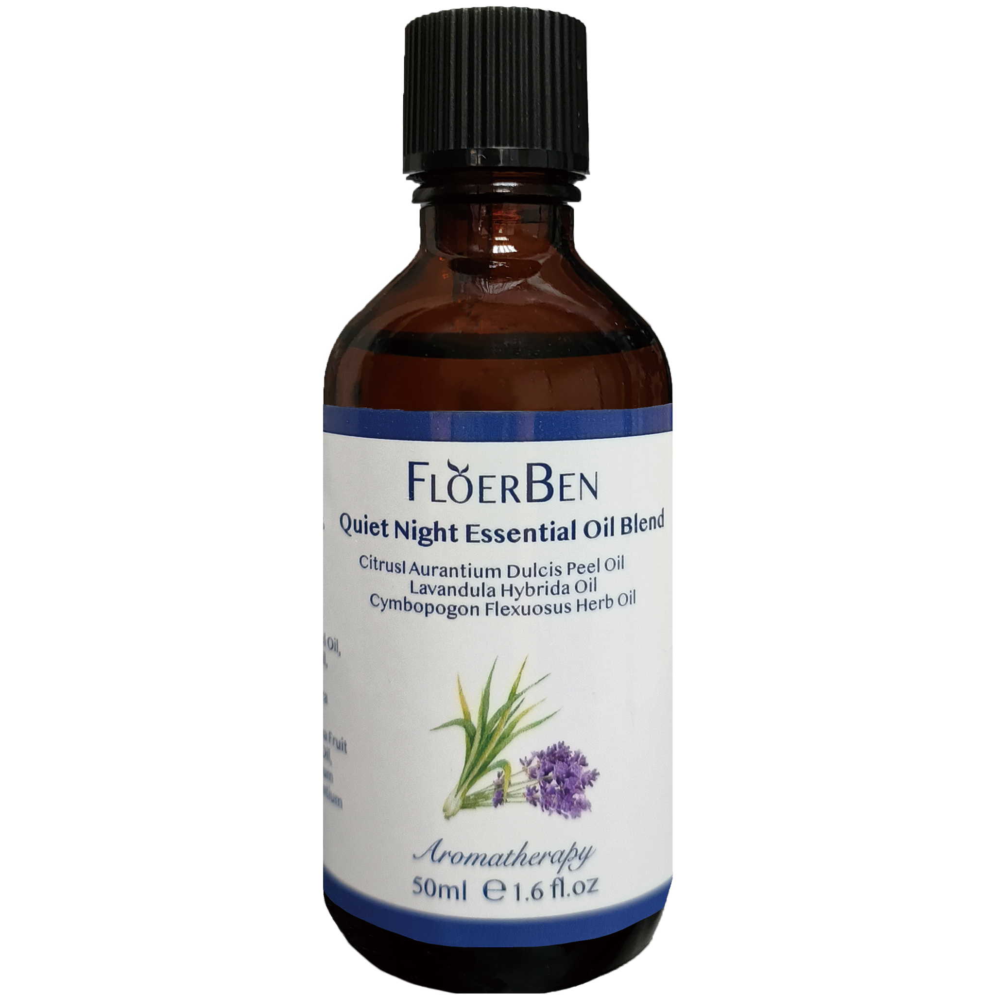 FLOERBEN Quiet Night Essential Oil Blend (Aromatherapy Massage)